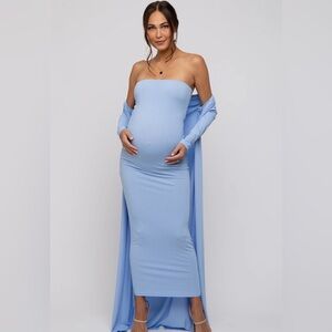 Pinkblush Maternity Dress and Cardigan Set